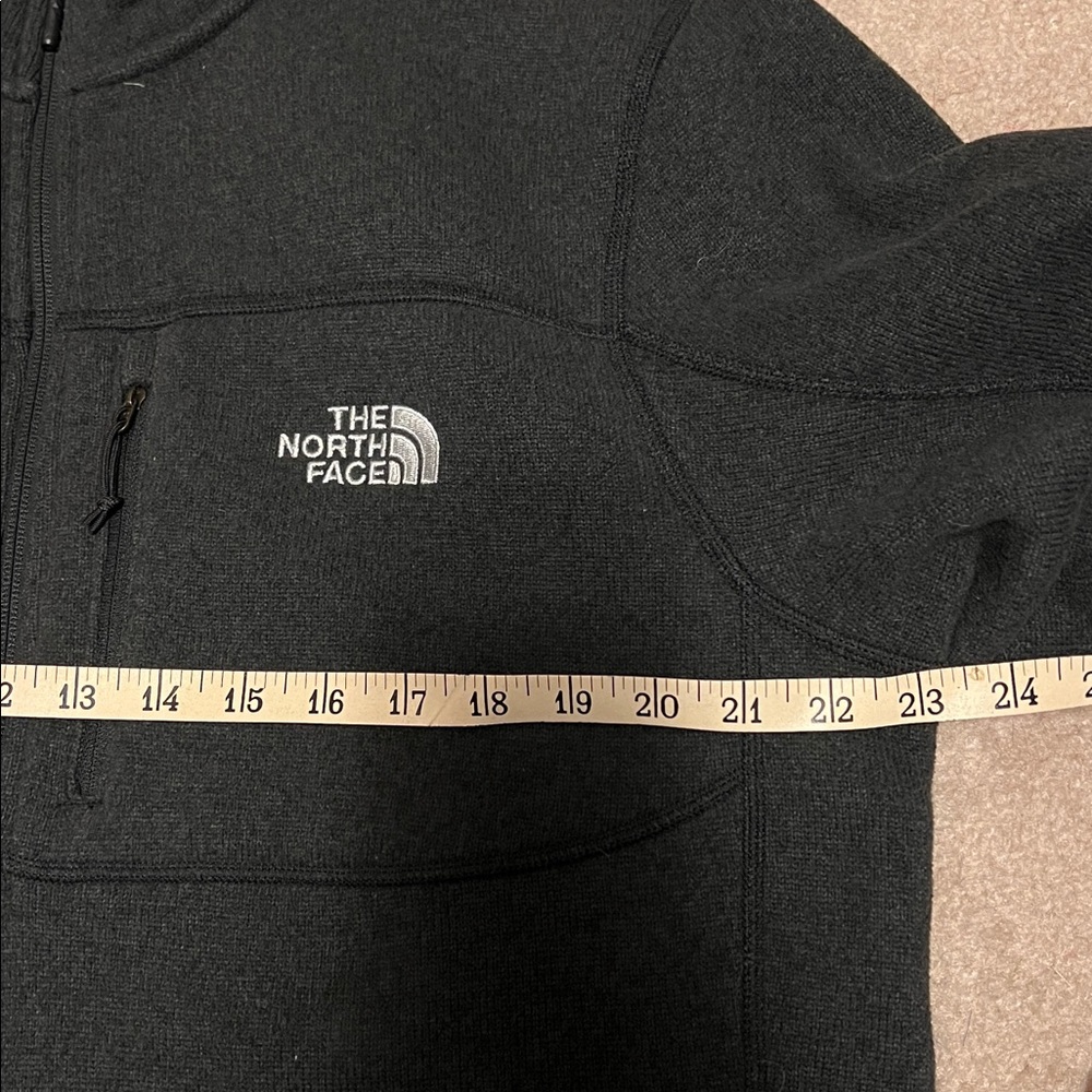 The North Face Dark Gray Quarter-Zip Fleece - Picture 5 of 5